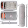Baval White Hard Case+White Silicone Cover for JBL Flip 7 Bluetooth Speaker view 1