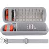 Baval White Hard Case+White Silicone Cover for JBL Flip 7 Bluetooth Speaker view 3