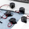 5PCS DC 3-24V 100dB Active Piezo Electronic Buzzer, 2-Wire Leads Electric Alarmer Black Beep Tone Alarm Ringer Continous Sound view 3