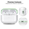 AhaStyle Clear Airpods Pro 3 Case Cover 2025 [Anti-Yellowing] Soft TPU Protective Skin for Apple AirPods Pro 3rd Generation Case with Cleaner Kit Support USB-C Charging Case and Wireless Charging view 4
