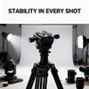Aluminum Alloy Monopod Tilt Head with Plate, 90 Pan Tilt, 10kg Load Capacity - Durable Construction, Easy Balance Adjustment, Ideal for Birdwatching Photography view 4