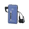 SRF-S84 Pocket Portable Radio, AM FM Stereo Portable Shortwave Mini Radio with Super Compact Bass Stereo Earphone Plug Set Earphone for Travel (Blue) view 1