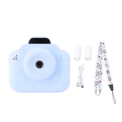 Heayzoki Instant Print Camera for Kids, Christmas Birthday Gifts for 3-12 Year Old Girls Boys, 1080P 2.4 Inch Travel Instant Camera with Multiple Filters, Thermal Printing (Blue)