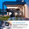QWUUYEC 1080P HD Security Camera S4618 NTCS, 2MP Wired Analog CCTV, IP66, Infrared Night Vision - Clear 1080P Full HD, Outdoor Indoor Use for Home and Office view 3