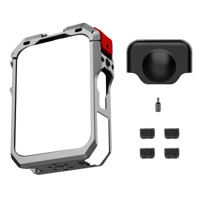MOUDOAUER Action Camera Accessories Aviation Aluminum Alloy Protective Cage Camera Cover Plate for DJI Osmo 360 Action Camera