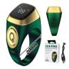 Hitopin Smart Ring Counter, Smart Tasbih Zikr Ring, Muslim Islamic Prayer Smart Rings,Tasbih Counter Smart Ring, Digital Electronic Smart Tally Counter, Tasbeeh Smart Counter for Prayer (Green, 20mm) view 2
