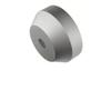 45 RPM Record Adapter Solid Aluminum Dome 7 Inch Vinyl Record Adapter Insert for Vinyl Record Players (Silver) view 1