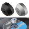 45 RPM Record Adapter Solid Aluminum Dome 7 Inch Vinyl Record Adapter Insert for Vinyl Record Players (Silver) view 3