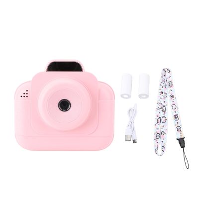 Heayzoki Instant Print Camera for Kids, Christmas Birthday Gifts for 3-12 Year Old Girls Boys, 1080P 2.4 Inch Travel Instant Camera with Multiple Filters, Thermal Printing (Pink)