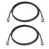 Superbat 12G SDI Cable 3ft BNC Male to Male Cable 3G/6G/12G SDI Cord for 12-SDI 4K/8k Video,for Blackmagic Design Converter CCTV Camera Monitor Recorder Splitter 2-Pack view 1
