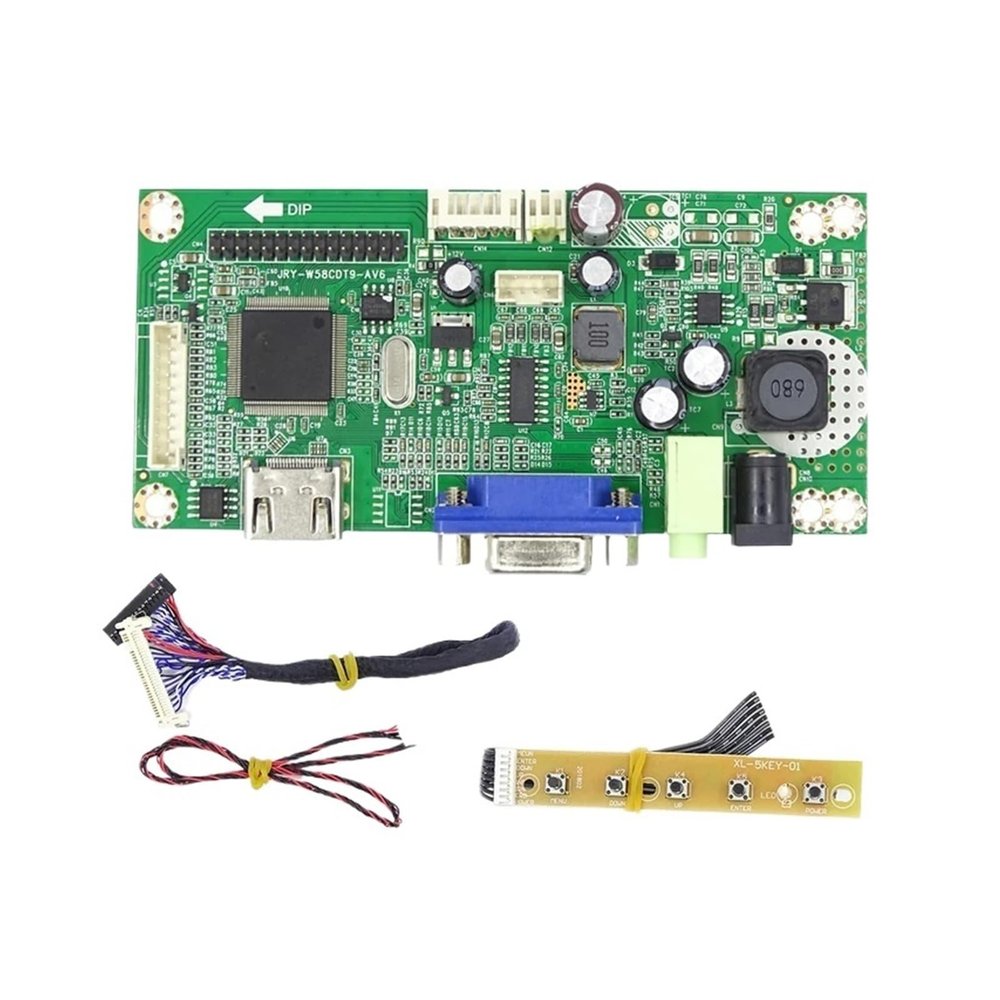 23.8inch LCD Screen Driver Controller Board Kit for MV238FHB-N10/N20/N30/N40 1920X1080 HDMI-Compatible VGA DIY Display