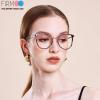 Firmoo Women Reading Glasses 2.50, Oversized Round Frame Computer Reading Glasses Men Reader Eyewear with Blue Light Blocking view 2