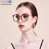 Firmoo Women Reading Glasses 2.50, Oversized Round Frame Computer Reading Glasses Men Reader Eyewear with Blue Light Blocking view 3
