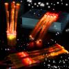 27 PCS Orange Fiber Optic Wands Glow Sticks, Light Up Fiber Optic Lights Rod with 3 Light Modes, Sparklers Fireworks Sticks for Wedding, Thanksgiving, Halloween,Christmas,New Year view 4