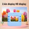 ASHATA Instant Camera, 2.4in HD Screen 24MP Photo 1080P HD Dual Lens Selfie Video Multifunctional Thermal Printing Camera, for Students Creators Toddler and Teenagers (Blue) view 3