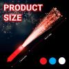 U-MOJOK 27 PCS Red Blue White Fiber Optic Wands Glow Sticks, Light Up Fiber Optic Lights Rod with 3 Light Modes, Sparklers Fireworks Sticks for Wedding, Concerts, July 4th, Halloween,Christmas view 2