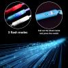 U-MOJOK 27 PCS Red Blue White Fiber Optic Wands Glow Sticks, Light Up Fiber Optic Lights Rod with 3 Light Modes, Sparklers Fireworks Sticks for Wedding, Concerts, July 4th, Halloween,Christmas view 3