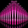 27 PCS Pink Fiber Optic Wands Glow Sticks, Light Up Fiber Optic Lights Rod with 3 Light Modes, Sparklers Fireworks Sticks for Valentine's Day, Wedding, Concerts, Halloween,Christmas, Neon Party view 1