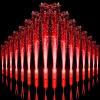 U-MOJOK 27 PCS Red Fiber Optic Wands Glow Sticks, Light Up Fiber Optic Lights Rod with 3 Light Modes, Sparklers Fireworks Sticks for Wedding, Concerts,July 4th, Halloween,Christmas,New Year view 1