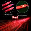 U-MOJOK 27 PCS Red Fiber Optic Wands Glow Sticks, Light Up Fiber Optic Lights Rod with 3 Light Modes, Sparklers Fireworks Sticks for Wedding, Concerts,July 4th, Halloween,Christmas,New Year view 2