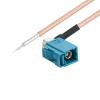1 FakraKW RG316 Cable Single Connector with Soldering at The Other end 50 cm view 1