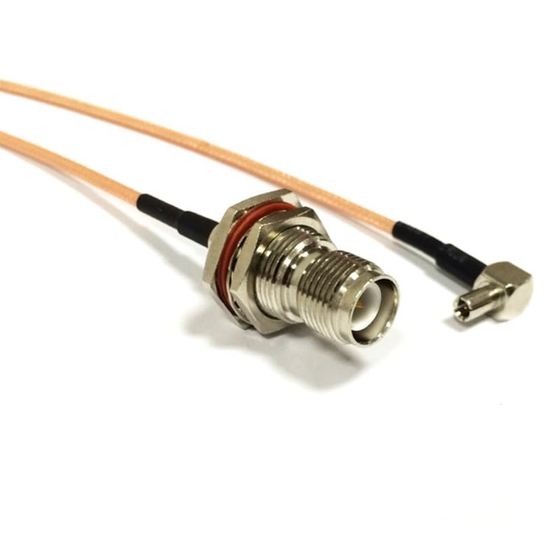 RP TNC Female to TS9 Right Angle Pigtail Cable for 3G Modem 15cm