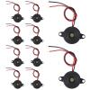 DC 3-24V Active Piezo Buzzer 85 db 2-Wire Electronic Buzzer Alarm Sounder (10 Pcs) view 1
