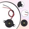 DC 3-24V Active Piezo Buzzer 85 db 2-Wire Electronic Buzzer Alarm Sounder (10 Pcs) view 3