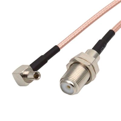 3G Modem Cable TS9 Right Angle Switch F-Type Female Pigtail Adapter RG316 100cm