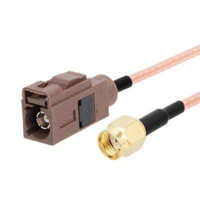 BNC Male Q9 to 3.5mm Male Plug Connector Pigtail Cable RG316 50cm for CCTV Camera Surveillance Antenna (Type 8)
