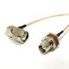 TNC Female Bulkhead to TNC Male Right Angle Patch Cable Adapter RG316 100CM for Wireless Modems view 1