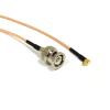 MMCX Right Angle Male to BNC Plug Pigtail Cable RG316 100cm view 1