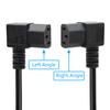 5.9FT Left Angle Computer Power Cord NEMA 5-15P to IEC C13, 18AWG 250V/10A view 3