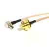 SMA Female Panel to TS9 Male Right Angle RG316 Pigtail Cable 15cm for 3G 4G Modems view 1