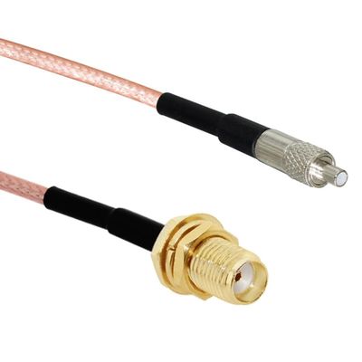 3G USB Modem Extension Cable TS9 Female to SMA Female Nut Pigtail Adapter RG316 100cm