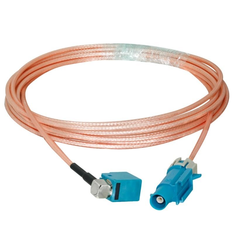 Fakra Z Female to Fakra Z Male Waterproof Connector Pigtail Cable RG316 100cm