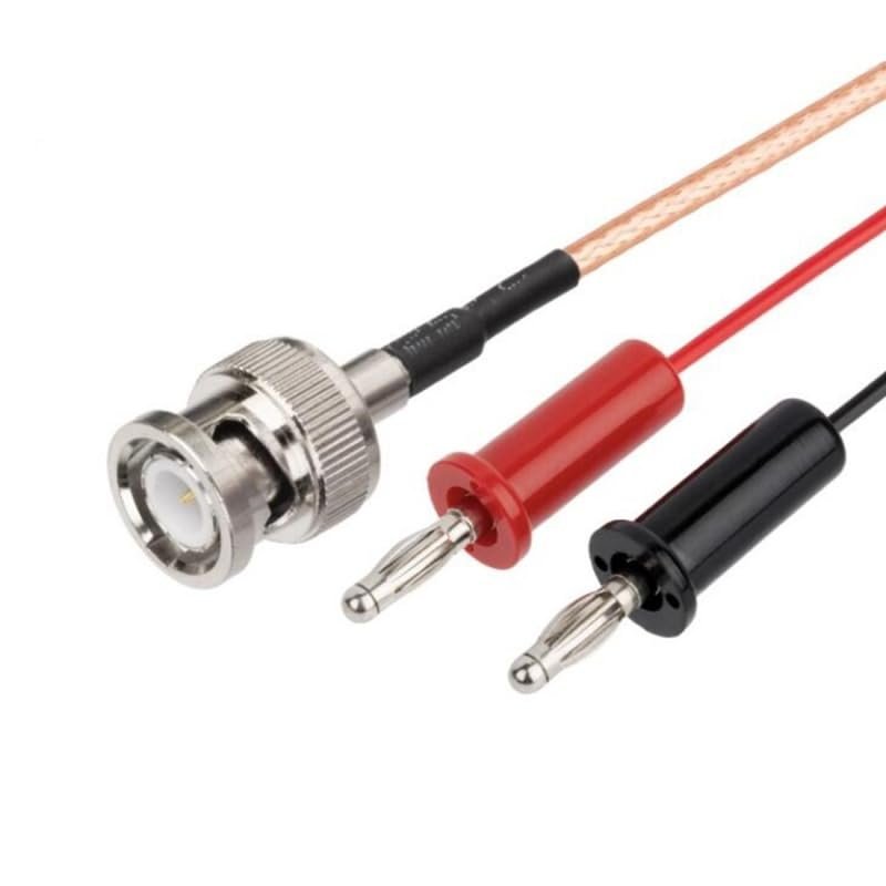 1 Piece BNC Male to 4mm Banana Connector Pigtail Cable RG316 50CM