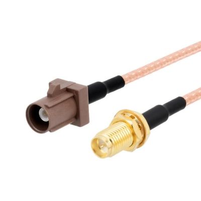BNC Male Q9 to 3.5mm Male Plug Connector Pigtail Cable RG316 50cm for CCTV Camera Surveillance Antenna (Type 4)