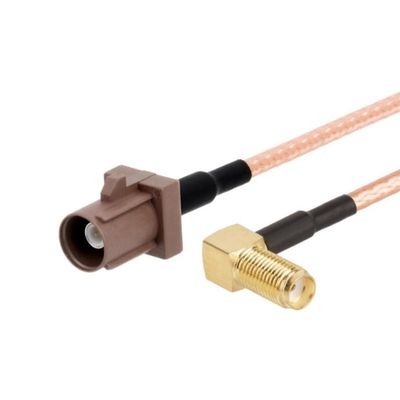 BNC Male Q9 to 3.5mm Male Plug Connector Pigtail Cable RG316 50cm for CCTV Camera Surveillance Antenna (Type 6)