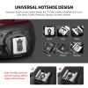 Godox TT520III TT520 III Camera Flash, Universal Hot Shoe Flash, GN33 Manual Flash with RT-16 Wireless Transmitter, with Godox X3F TTL Wireless Flash Trigger for Fujifilm Camera view 3