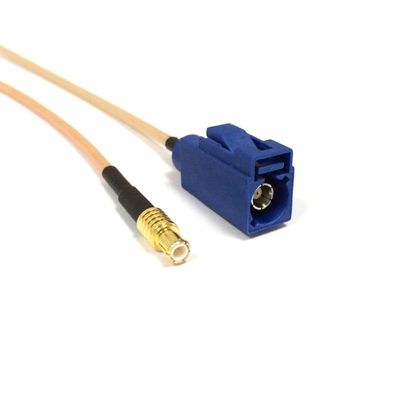 1 Fakra C Male to Female to MCX Plug Straight Tail Cable Adapter RG316 100CM for GPS Navigation (Type 2)