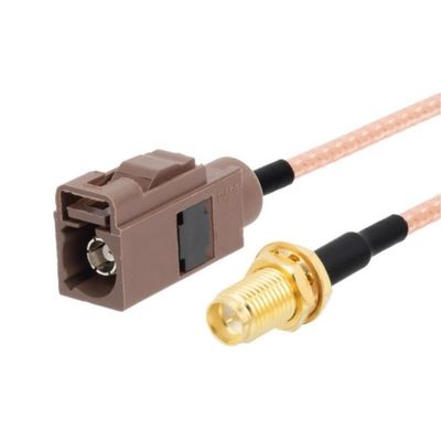 BNC Male Q9 to 3.5mm Male Plug Connector Pigtail Cable RG316 50cm for CCTV Camera Surveillance Antenna (Type 10)