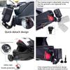 AGV K6 / K6 S Chin Mount Kit - Sport Touring Helmet Camera Mount Compatible with GoPro Hero Inst360 DJI Etc. Track Day Vlogging Setup (11PCS) view 3