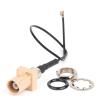 1 Piece UFL to Fakra I Male Plug Pigtail Cable 1.13mm Wire 10CM view 1