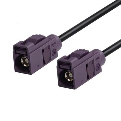 Fakra D Female to Female Jack Pigtail Cable Adapter RG174 50cm
