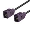 Fakra D Female to Female Jack Pigtail Cable Adapter RG174 50cm view 1