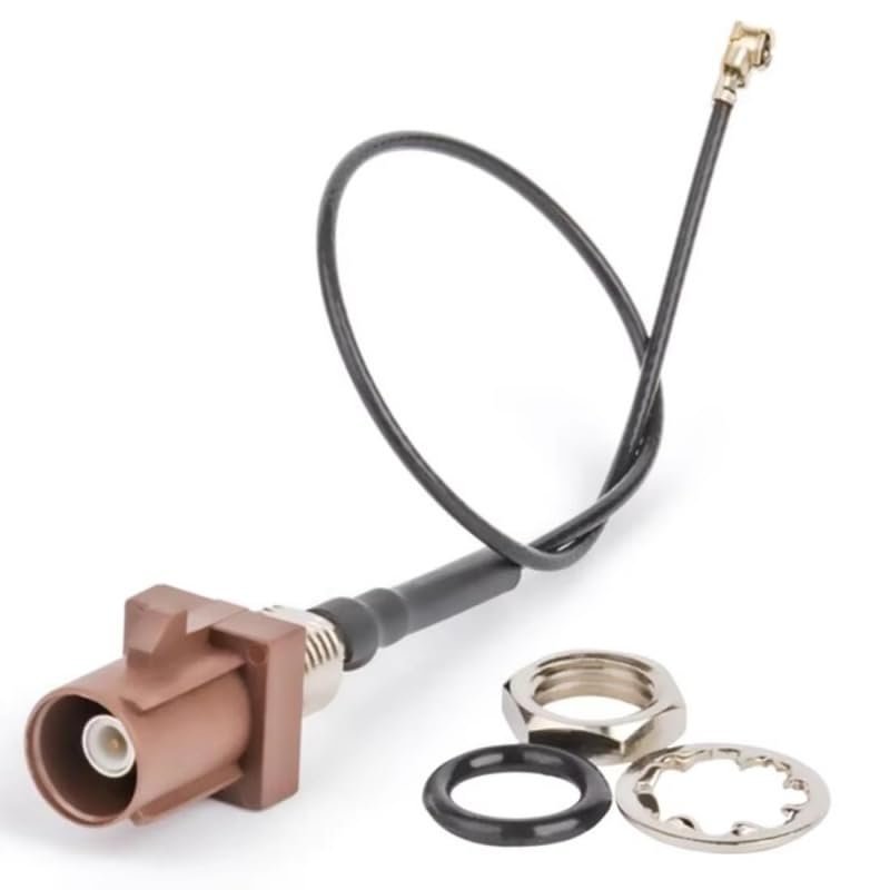 1 Piece UFL to Fakra F Male Plug Pigtail Cable 1.13mm Wire 10CM