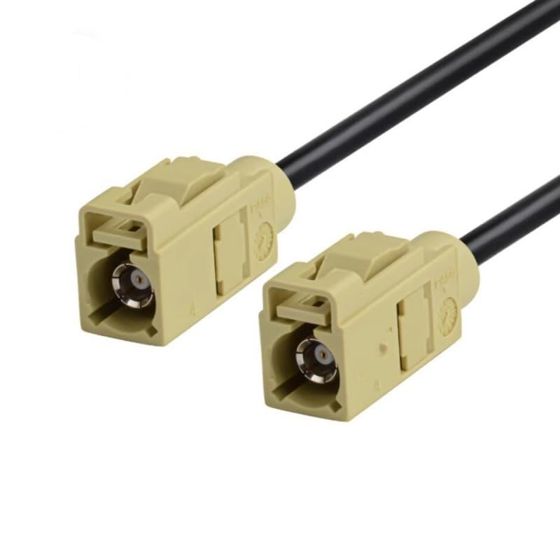 Fakra K Female to Female Jack Pigtail Cable Adapter RG174 100cm