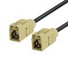 Fakra K Female to Female Jack Pigtail Cable Adapter RG174 100cm view 1