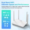 DBIT AC1200 Dual Band Mesh WiFi Router Long Range Wireless Internet Router with 4 x High-Power FEMs, 4 x 10/100/1000 Mbps Gigabit Ports, WPA3 Security, Parental Controls, Guest Network (T18-21K Pro) view 2